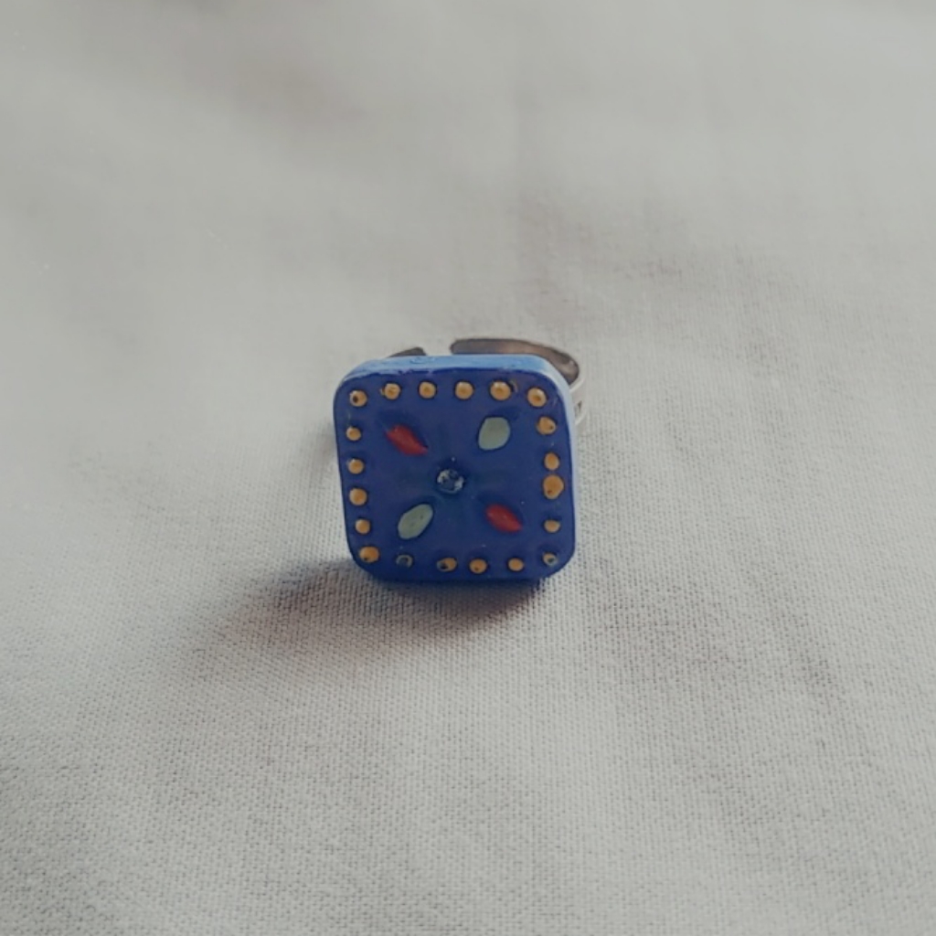Geometric Adjustable Eclectic Ring